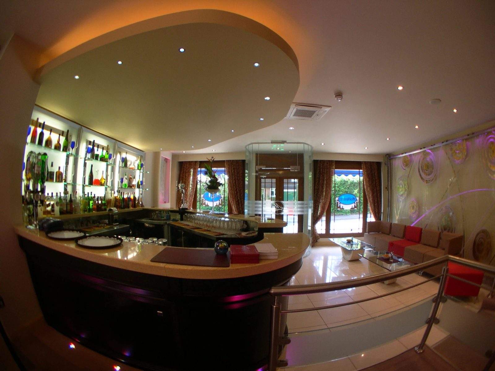Madhuban bar and lounge space for guests